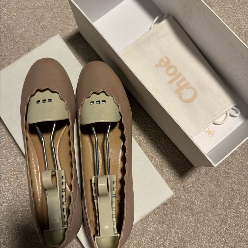 CHLOE ballet flats. Pink Tea